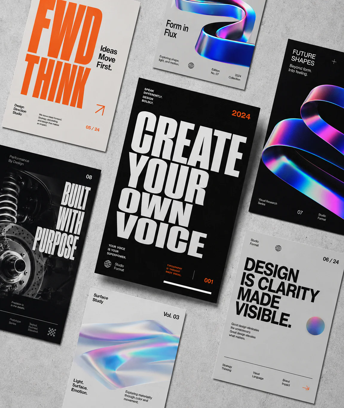 Brand typography system design for marketing