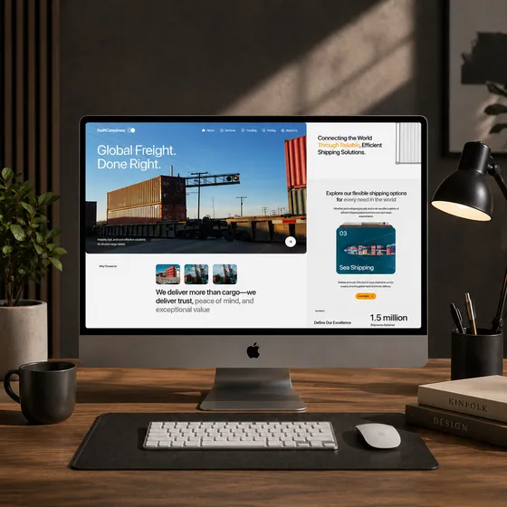 Logistics & Mobility website design 01